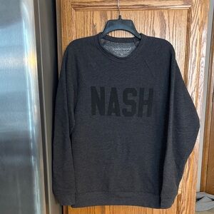 Women’s Codeword Charcoal Gray & Black NASH Sweatshirt, like new